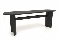 डाइनिंग टेबल DT 05 (2200x600x750, वुड ब्लैक)