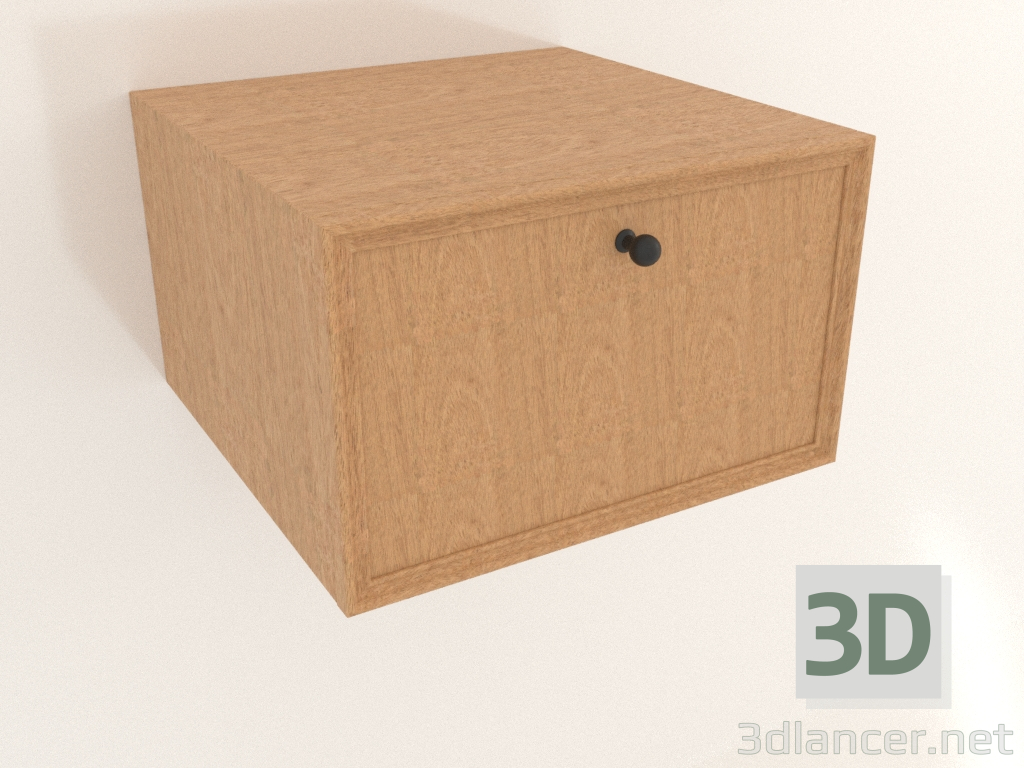 3d model Mueble de pared TM 14 (400x400x250, madera chapada en caoba) - vista previa