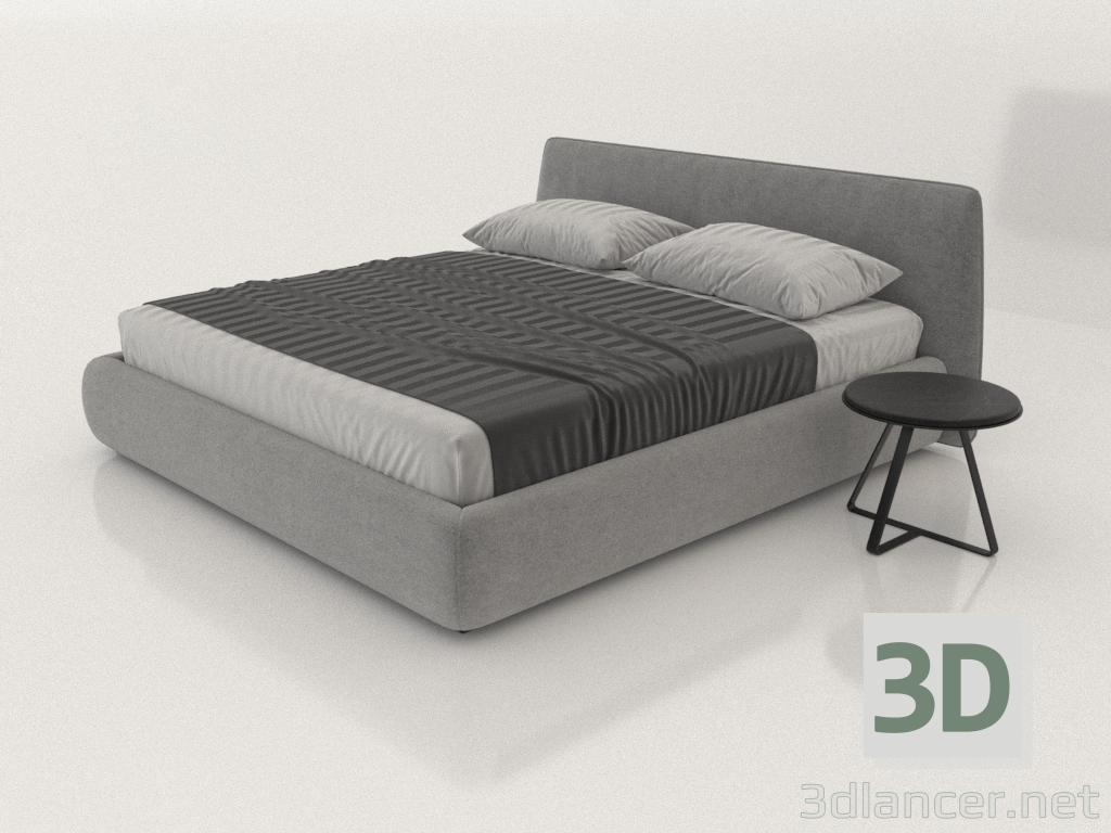 3 डी मॉडल डबल बेड बोका स्लिम - पूर्वावलोकन