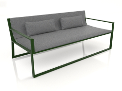 2-Sitzer-Sofa (Flaschengrün)
