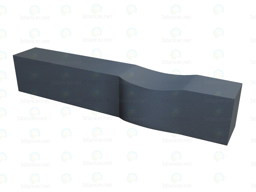 3d model Bench DIP - preview