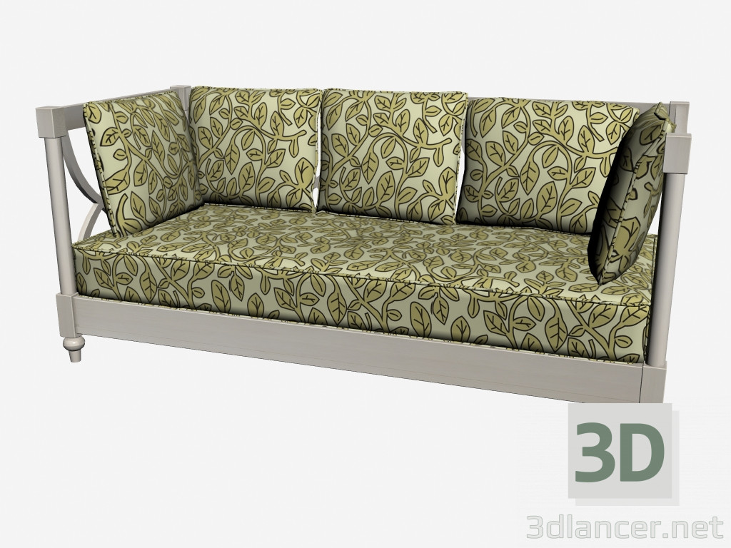 modèle 3D Canapé de relaxation YC001 - preview
