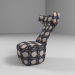 3D Sandalye Freistil x Dawid Tomaszewski Koleksiyonu. Rolf Benz. modeli satın - render