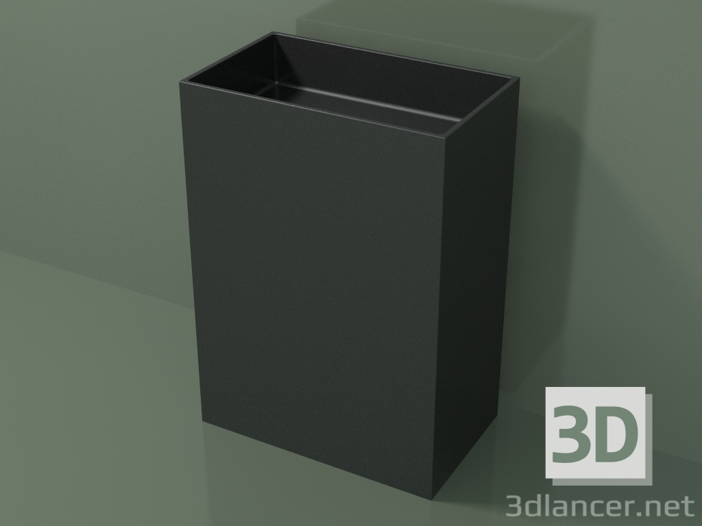 3d model Floor-standing washbasin (03UN36101, Deep Nocturne C38, L 60, P 36, H 85 cm) - preview