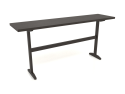 Table console KT 12 (1600x400x750, bois brun foncé)