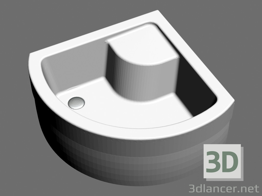 3D modeli Duş teknesi SABIUS-90 ayarla - önizleme
