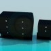 3d model Chest of drawers and nightstand in the set - preview