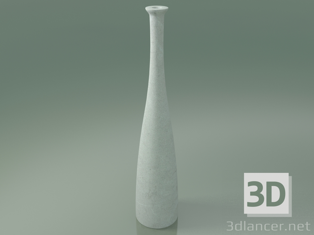 modello 3D Bottiglia decorativa InOut (92, ceramica bianca) - anteprima