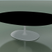 modello 3D Tavolino ovale 0636 (H 35 - 90x108 cm, F02, V12) - anteprima