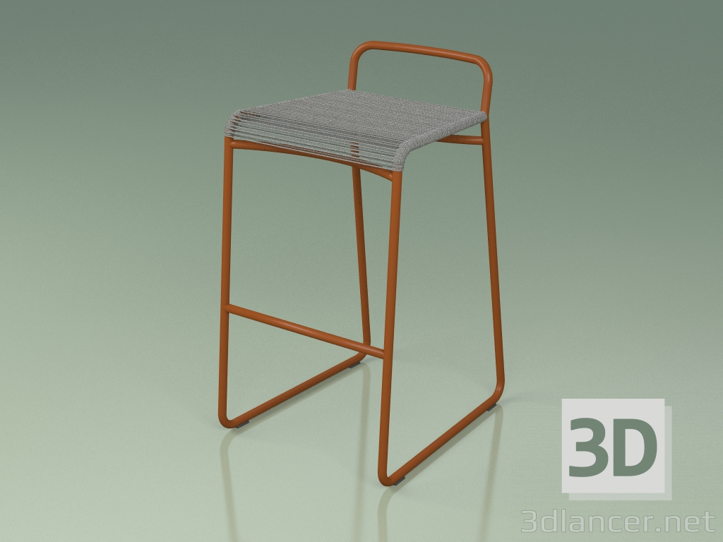 3D modeli Bar taburesi 350 (Metal Pas) - önizleme