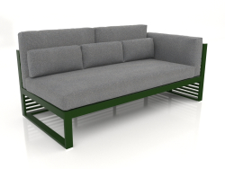 Modular sofa, section 1 right, high back (Bottle green)