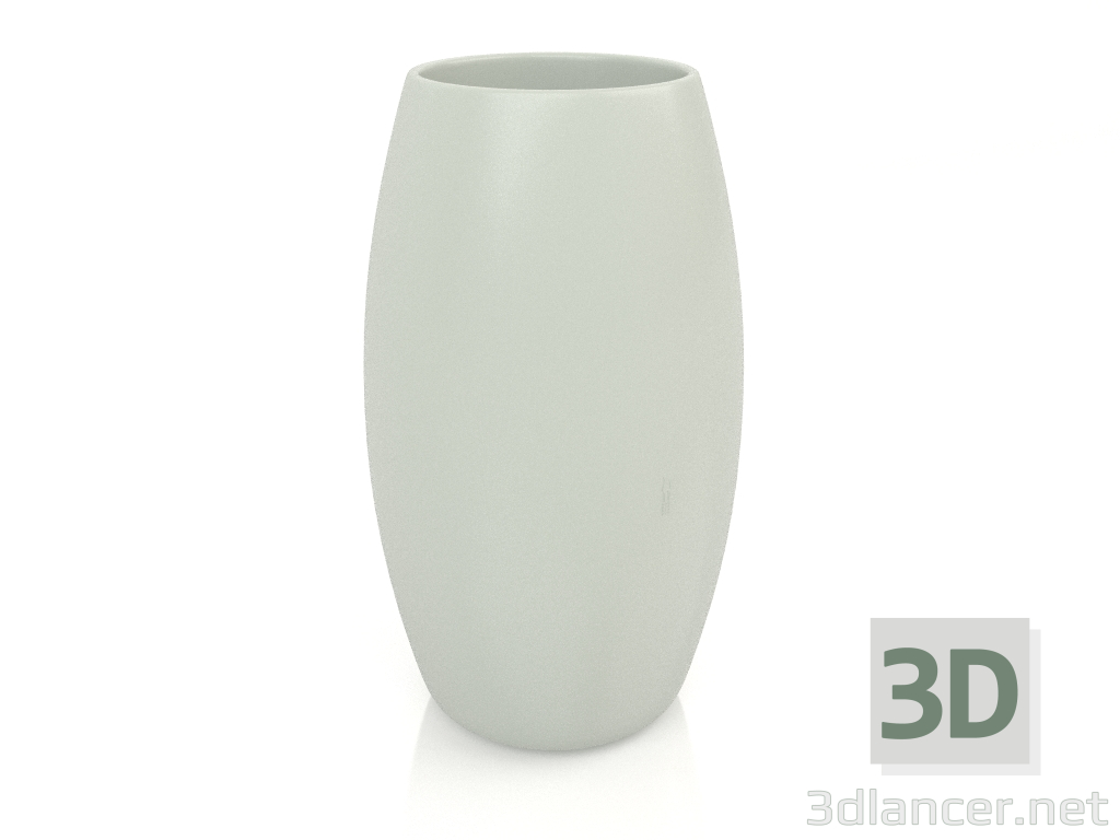 3d model Plant pot 2 (Cement gray) - preview