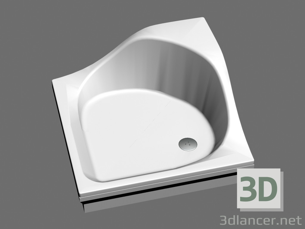 modello 3D Piatto doccia TAURUS 90 SET - anteprima