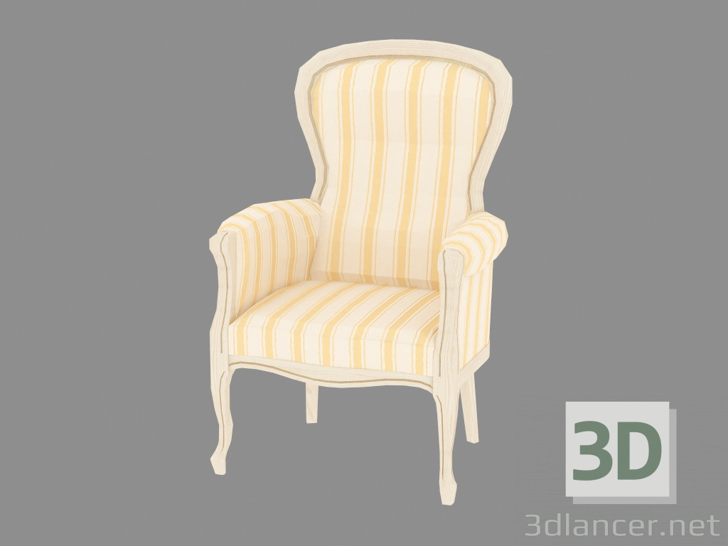 3D modeli Klasik tarzda sandalye (K101) - önizleme