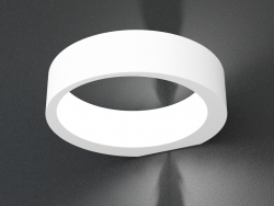 Накладний настінний світлодіодний світильник (DL18439_12 White)