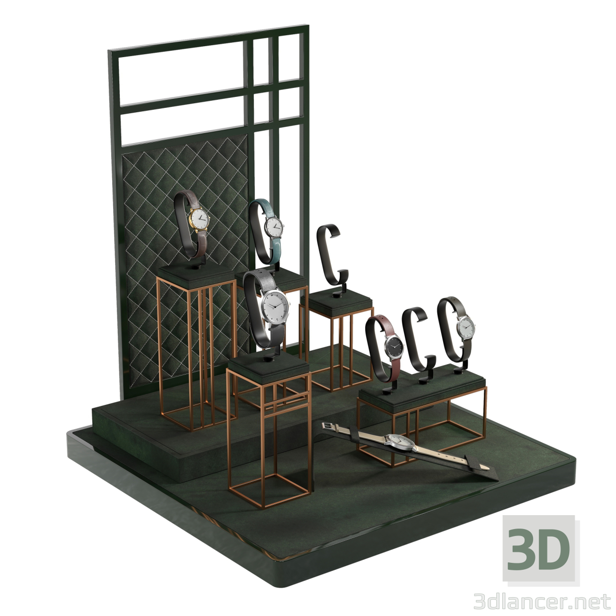 modello 3D di Orologio-Display-02 comprare - rendering