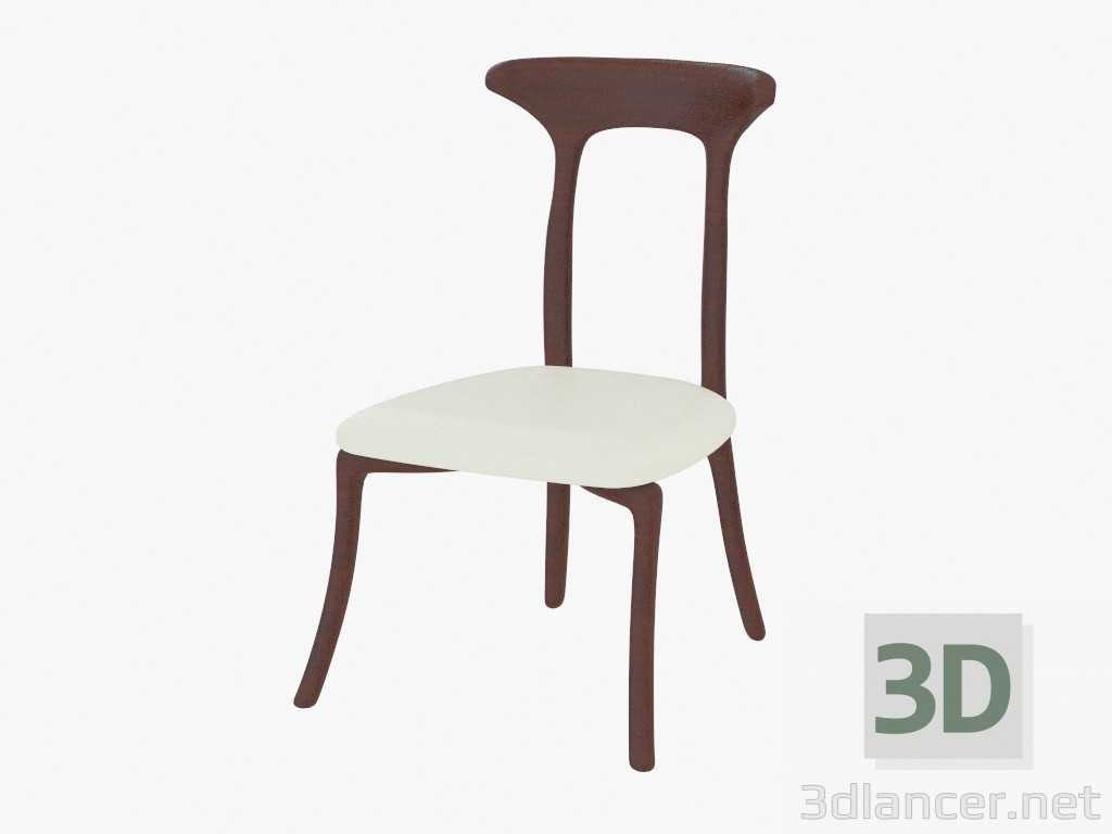 modèle 3D Chaise d'ameublement en cuir (jsb4409b) - preview