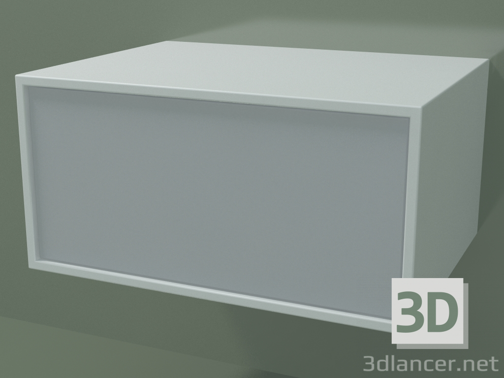 3D Modell Box (8AUAAA01, Gletscherweiß C01, HPL P03, L 48, P 36, H 24 cm) - Vorschau