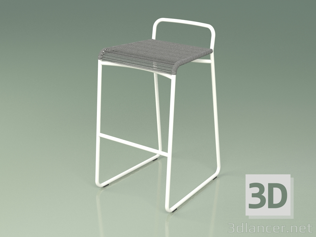 3d model Bar chair 350 (Metal Milk) - preview