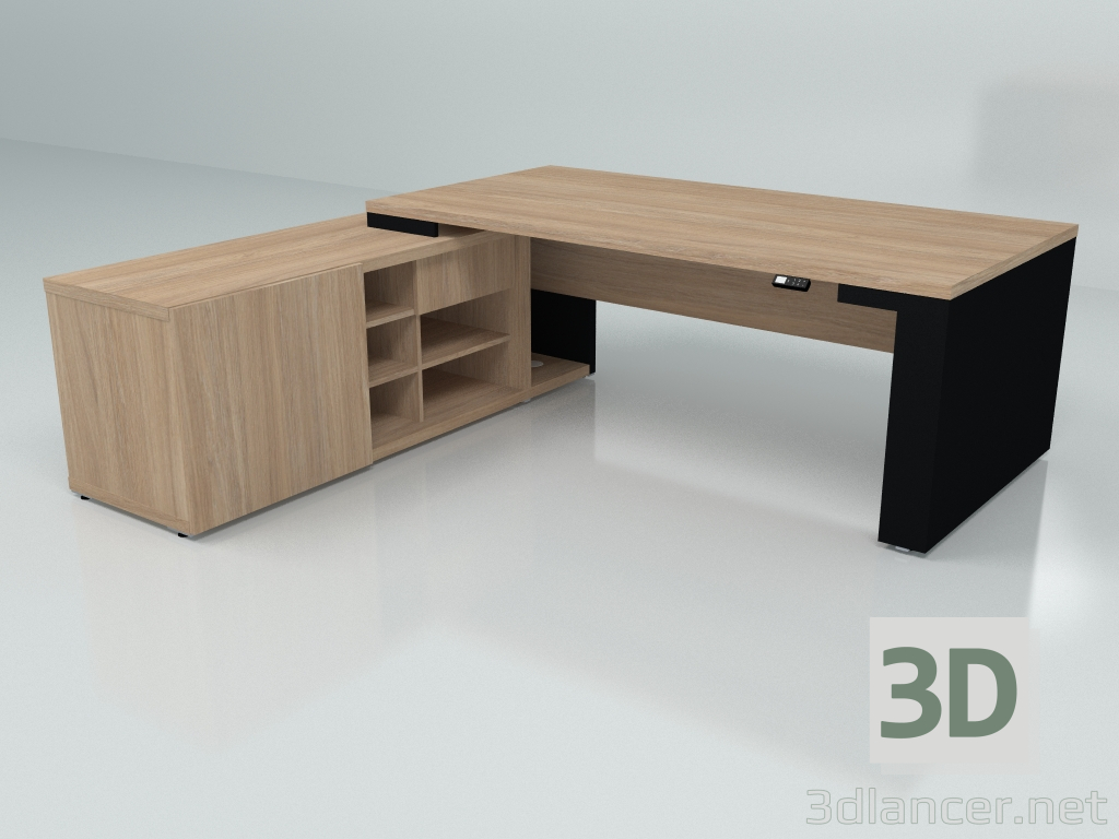 3d model Work table Mito Height Adjustable MIT27RL (2190x2080) - preview