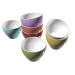 3d model kitchen bowls of different colors - preview