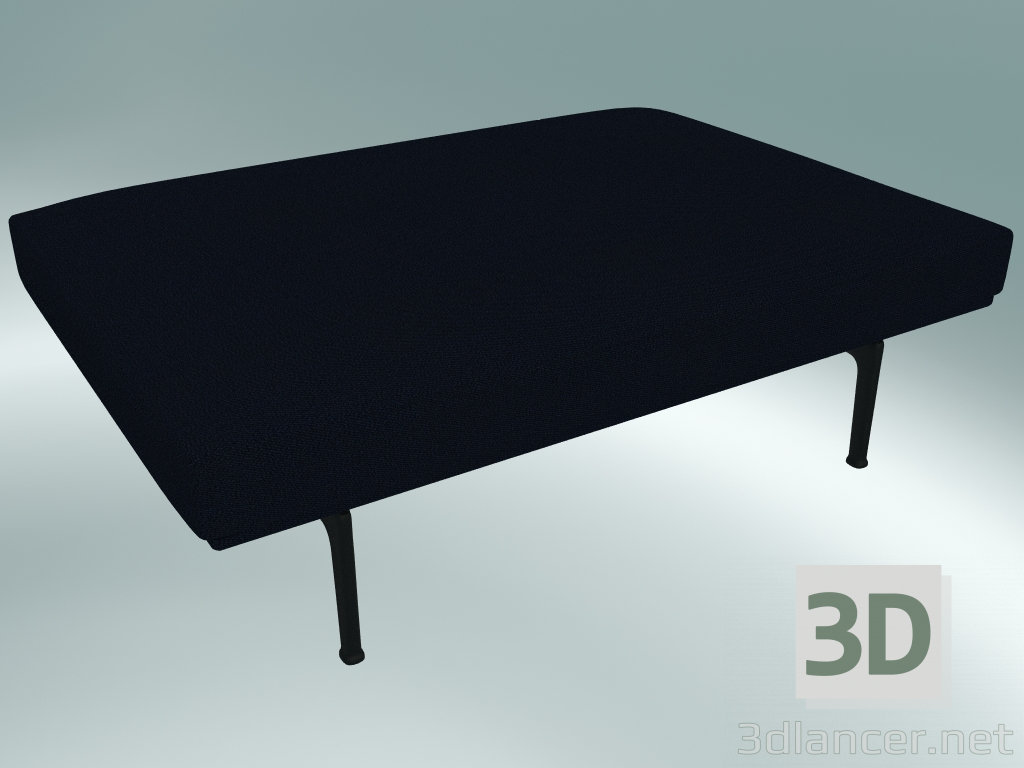 modèle 3D Pouf Outline (Vidar 554, Noir) - preview