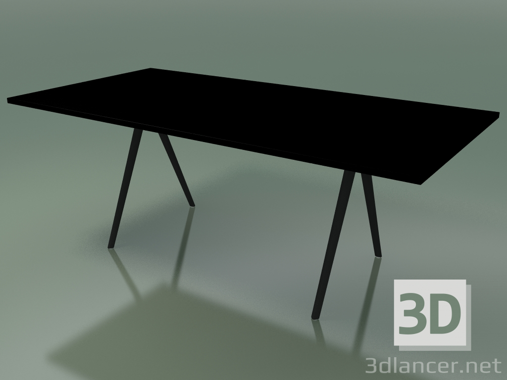 3D Modell Rechteckiger Tisch 5404 (H 74 - 99 x 200 cm, Melamin N02, V44) - Vorschau