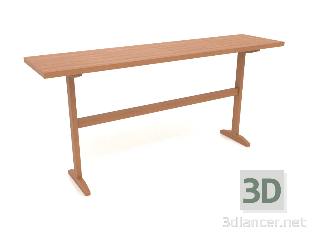 modèle 3D Table console KT 12 (1600x400x750, bois rouge) - preview