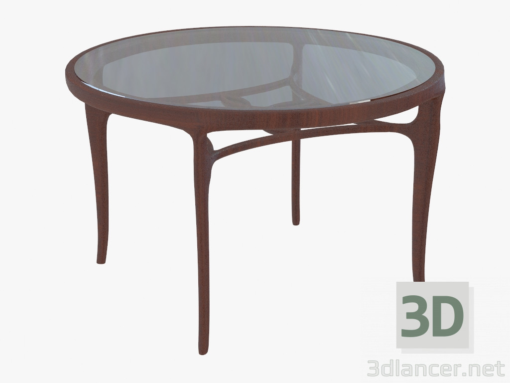 modello 3D Tavolo da pranzo rotondo (jsd4212c) - anteprima