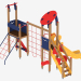 3d model Children's play complex (1208) - preview
