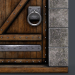 3d Стародавні дерев'яні двері (анімовані) 3d модель модель купити - зображення