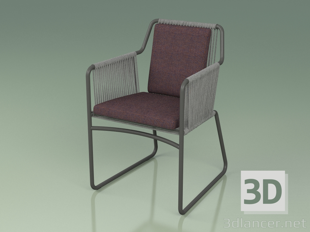 3 डी मॉडल कुर्सी 359 (धातु का धुआँ) - पूर्वावलोकन