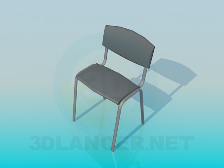 3D Modell Stuhl für das Büro - Vorschau