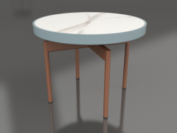 Round coffee table Ø60 (Blue grey, DEKTON Aura)