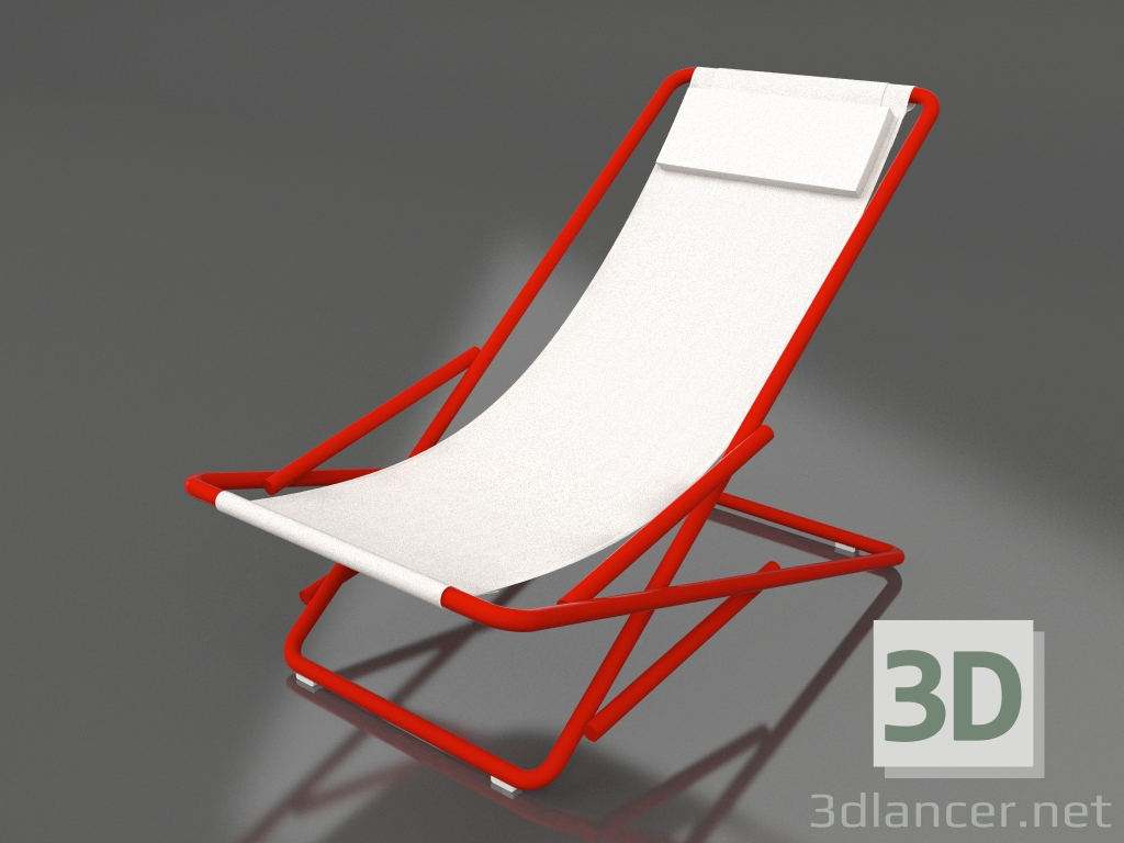 3D Modell Chaiselongue sexy (Rot) - Vorschau