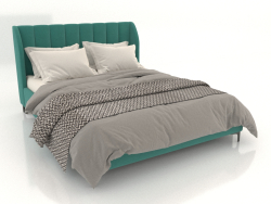 Lit design avec tête de lit Baxton Studio Sidoni