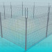 3d model Lattice fence - preview