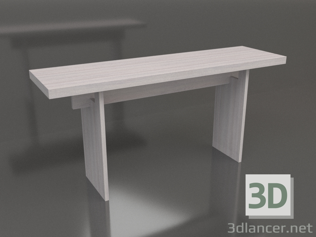 3D modeli Konsol masası KT 13 (1600x450x750, ahşap soluk) - önizleme