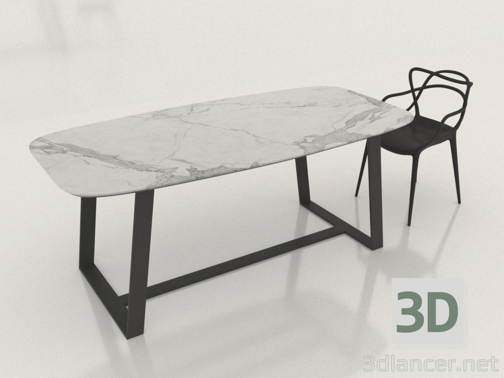 modèle 3D Table à manger BOCA TRINO - preview
