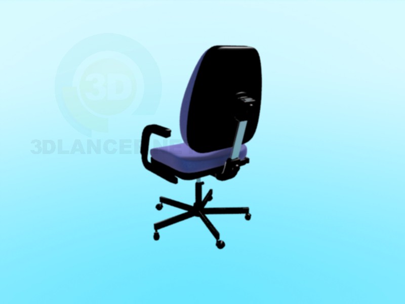 modèle 3D chaise d’ordinateur - preview