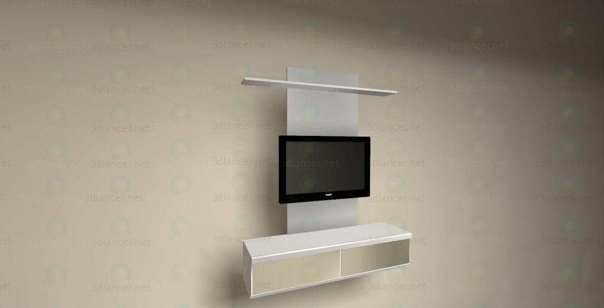 3d model Tv table - preview