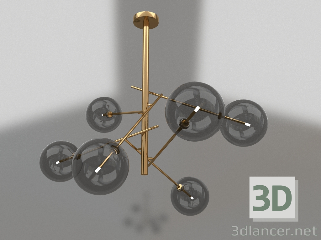 3d model Pendant chandelier Jet (07516-6.20) - preview