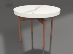 Round coffee table Ø60 (Agate gray, DEKTON Aura)
