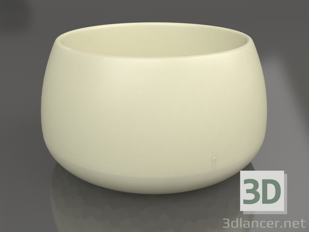 modello 3D Vaso per piante 3 (Oro) - anteprima