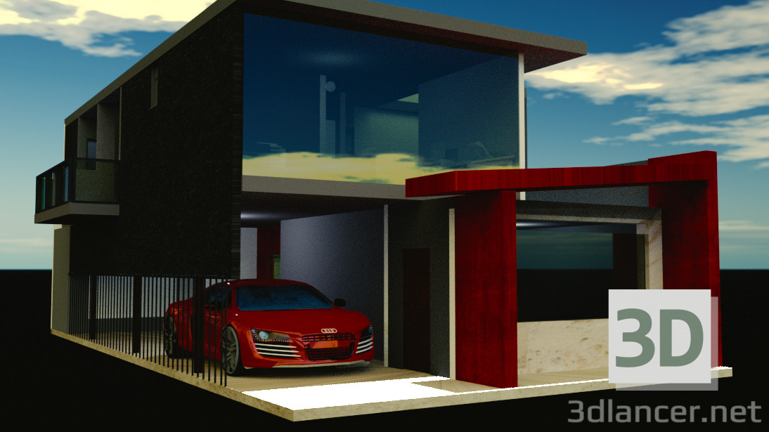 3d model Casa - vista previa