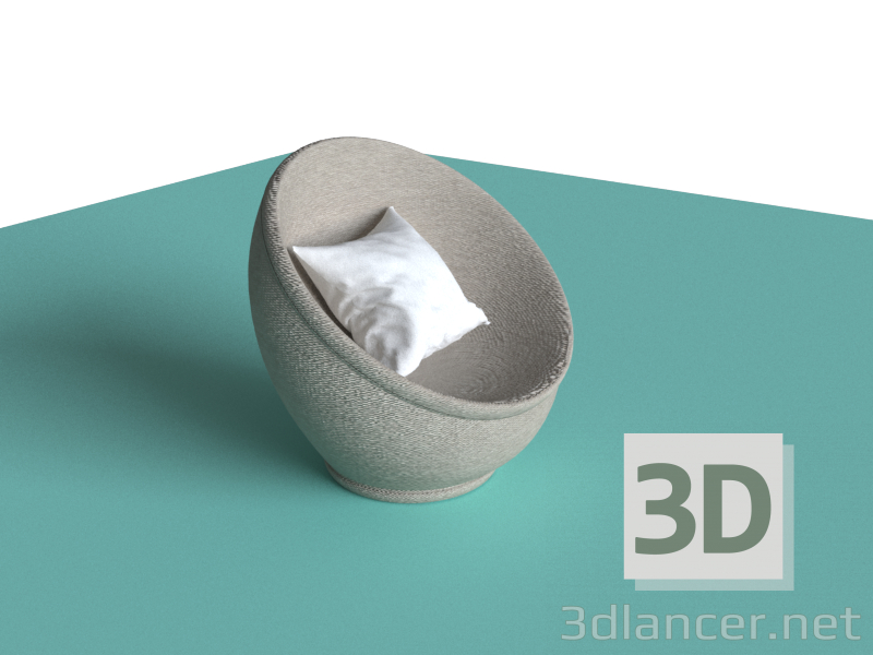 modello 3D di Poltrona comprare - rendering