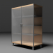 3d Glass cabinet model buy - render