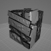 3D kutu hasarlı modeli satın - render