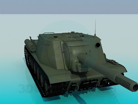 modello 3D ISU-152 - anteprima