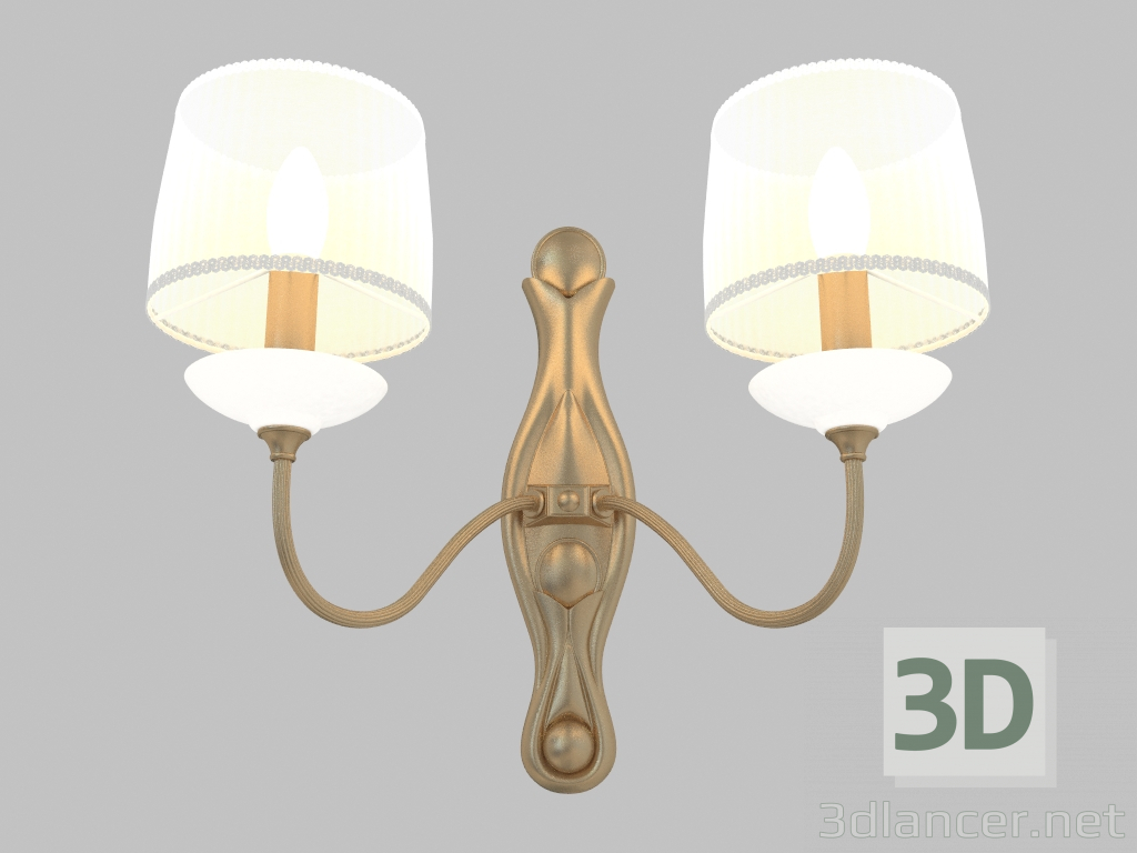 3D Modell Wandlampe (34002A) - Vorschau